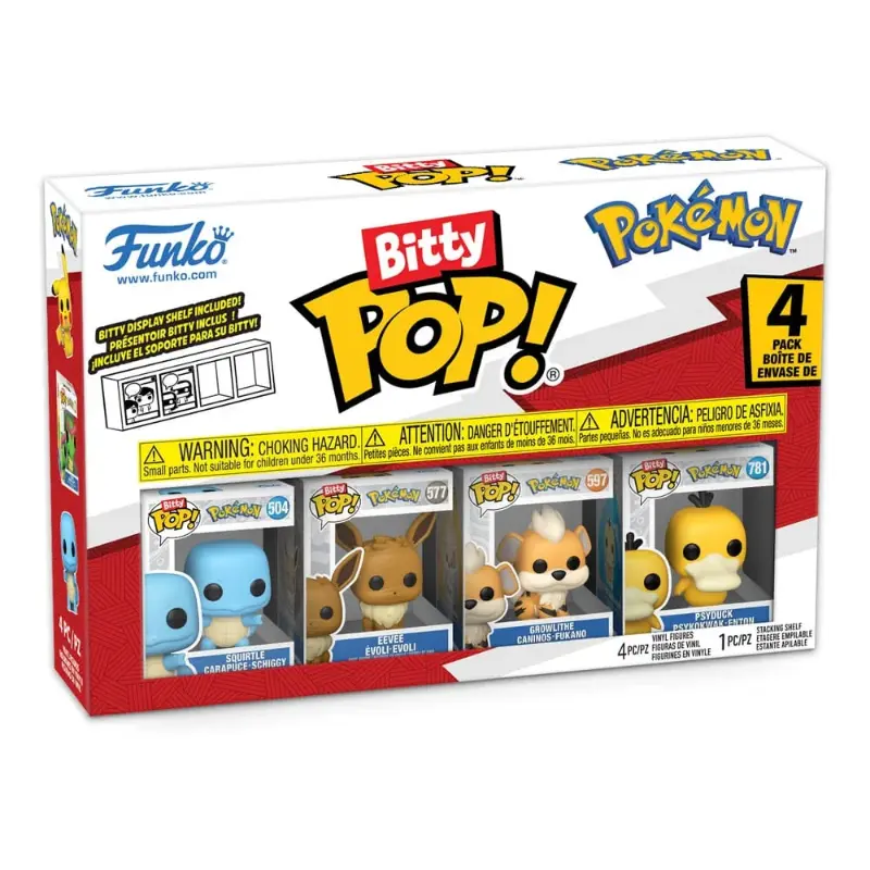 Pokémon Bitty POP! Vinyl Figure 4-Pack Series 4 - 2 cm